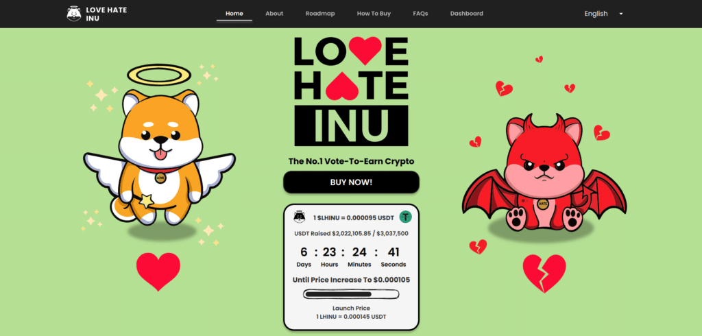 Initial Coin Offering - Love Hate Inu