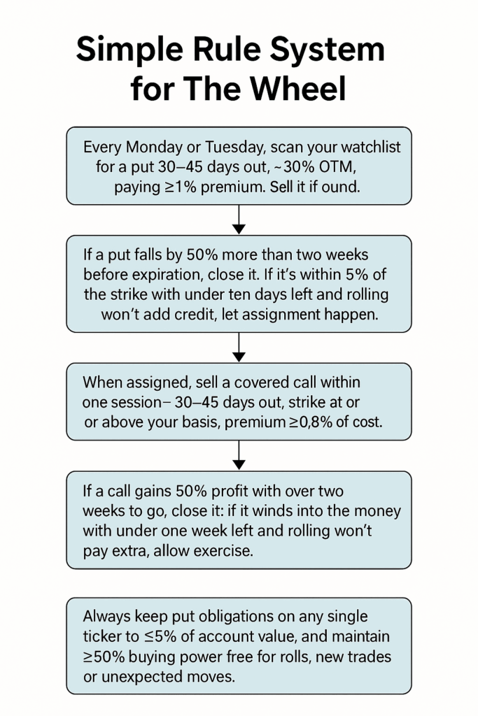 The 3X Wheel Options Strategy (Simple Rules) -- The 3X Wheel Options Strategy (Simple Rules)