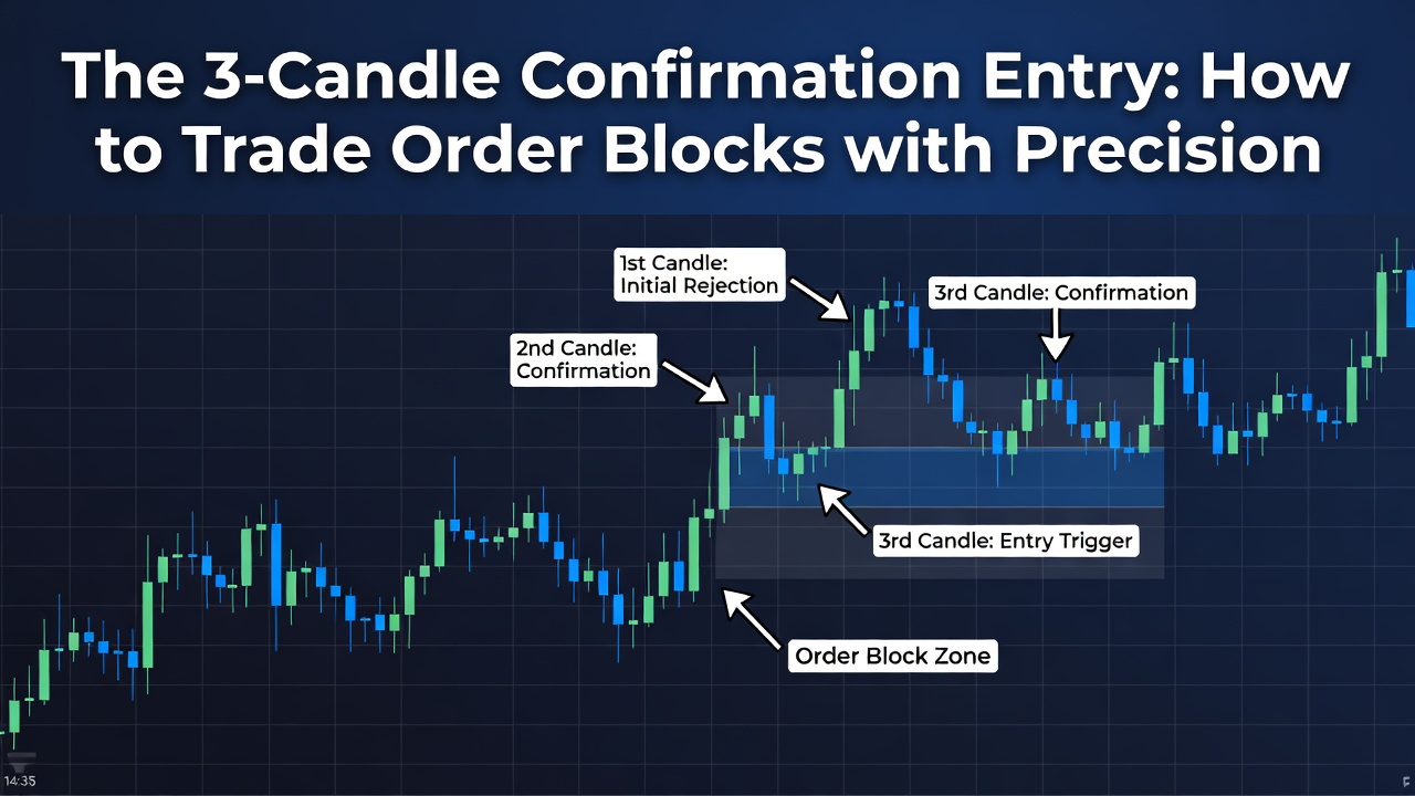 The 3-Candle Confirmation Entry: How To Trade Order Blocks With Precision -- Trading Strategy Guides,Trading Tutorials,Trading Strategies,Trading Strategy The 3-Candle Confirmation Entry: How To Trade Order Blocks With Precision