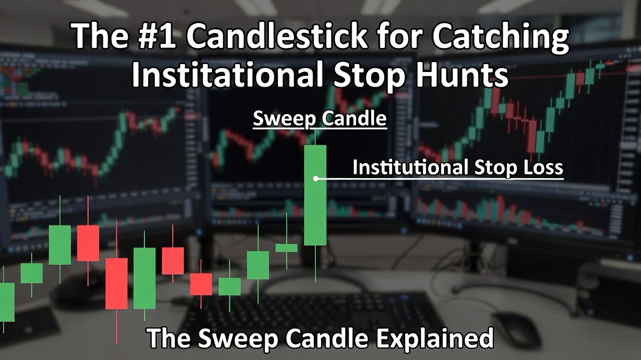 The #1 Candlestick For Catching Institutional Stop Hunts: The Sweep Candle Explained -- Trading Strategy Guides,Trading Tutorials,Trading Strategies,Trading Strategy The #1 Candlestick For Catching Institutional Stop Hunts: The Sweep Candle Explained