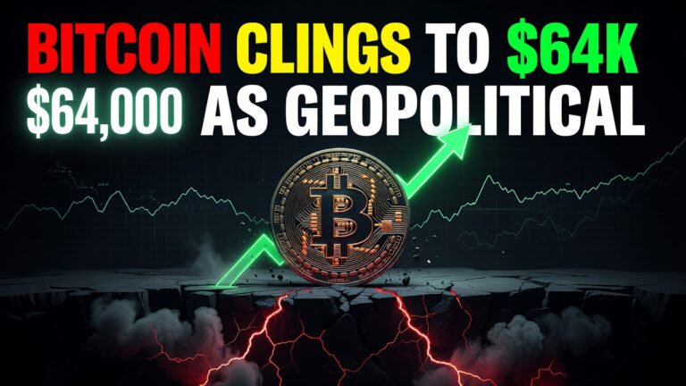 Bitcoin Clings To $64K As Geopolitical Shockwaves Subside -- Bitcoin Clings To $64K As Geopolitical Shockwaves Subside