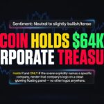 Bitcoin Holds $64K as Corporate Treasury Pressure Builds