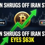 Bitcoin Shrugs Off Iran Strikes, Eyes $63K
