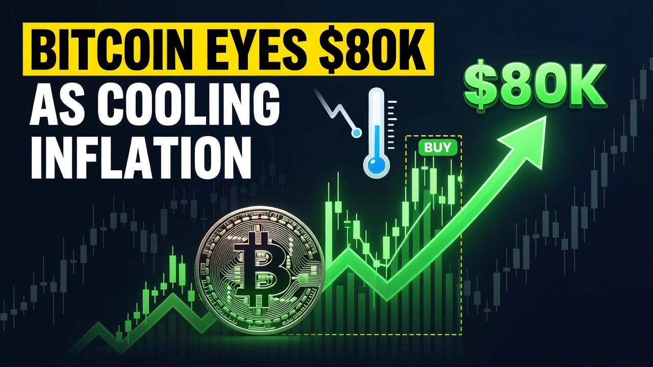 Bitcoin Eyes $80K As Cooling Inflation Sparks Crypto Rally -- Bitcoin Eyes $80K As Cooling Inflation Sparks Crypto Rally