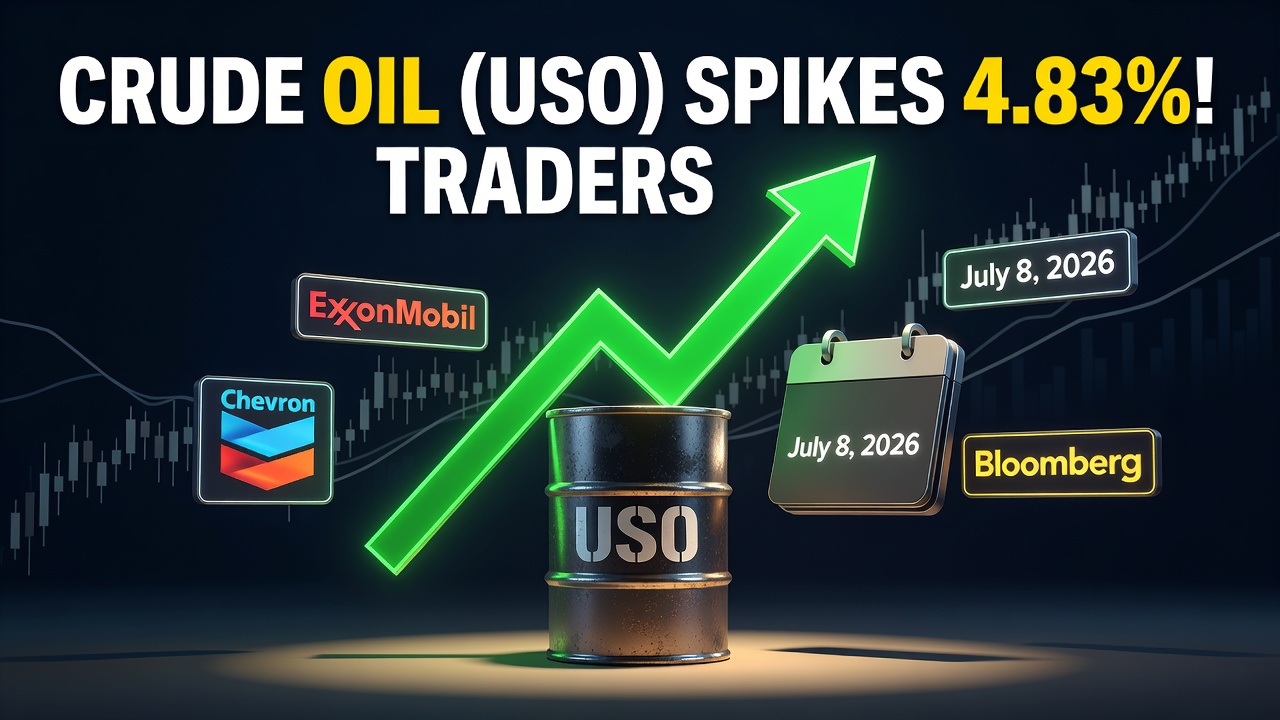 Crude Oil (Uso) Spikes 4.83%! Traders Scramble Amid Rare Surge | July 8, 2026