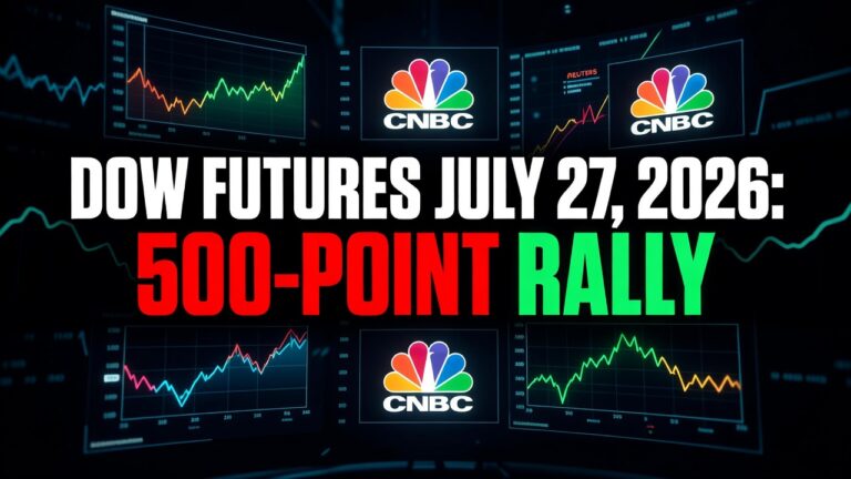 Dow Futures July 27, 2026: 500-Point Rally As Crude Oil Drops