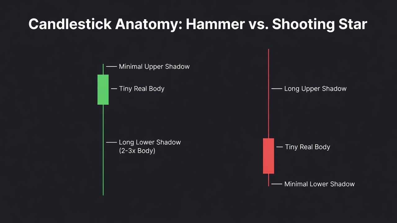 Hammer And Shooting Star Strategy: Complete Trading Guide — Pattern Diagram