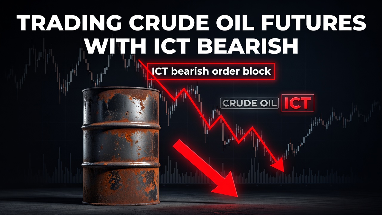 Trading Crude Oil Futures With Ict Bearish Order Blocks In Volatile Markets -- Trading Crude Oil Futures With Ict Bearish Order Blocks In Volatile Markets