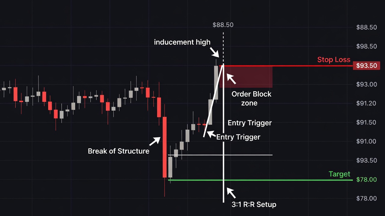 Smc Inducement And Order Blocks Strategy: Trading Geopolitical Shocks -- Smc Inducement And Order Blocks Strategy: Trading Geopolitical Shocks — Entry/Exit Example