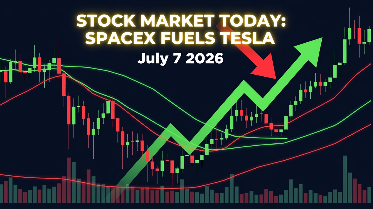 Stock Market Today: Spacex Fuels Tesla, Chip Stocks Dive — July 7, 2026 -- Stock Market Today: Spacex Fuels Tesla, Chip Stocks Dive — July 7, 2026