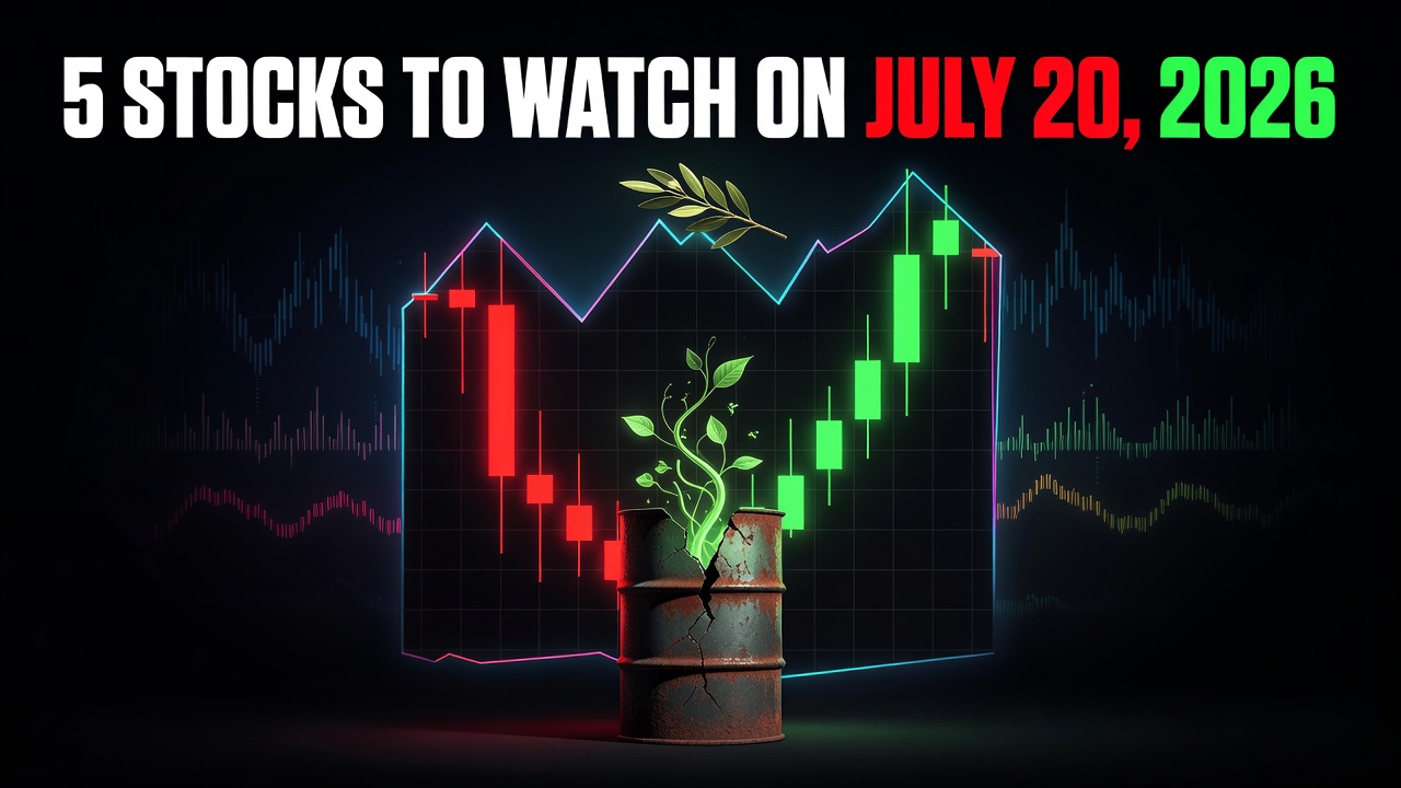 5 Stocks To Watch On July 20, 2026: Ceasefire Hopes Clash With Energy Shock -- Trading Strategy Guides,Trading Tutorials,Trading Strategies,Trading Strategy 5 Stocks To Watch On July 20, 2026: Ceasefire Hopes Clash With Energy Shock