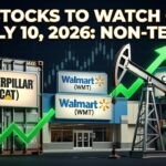5 Stocks to Watch on July 10, 2026: Non-Tech Sectors Take the Wheel