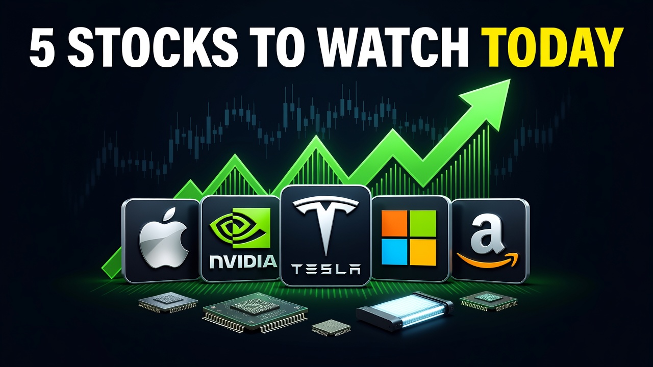 5 Stocks To Watch Today — July 10, 2026 -- 5 Stocks To Watch Today — July 10, 2026