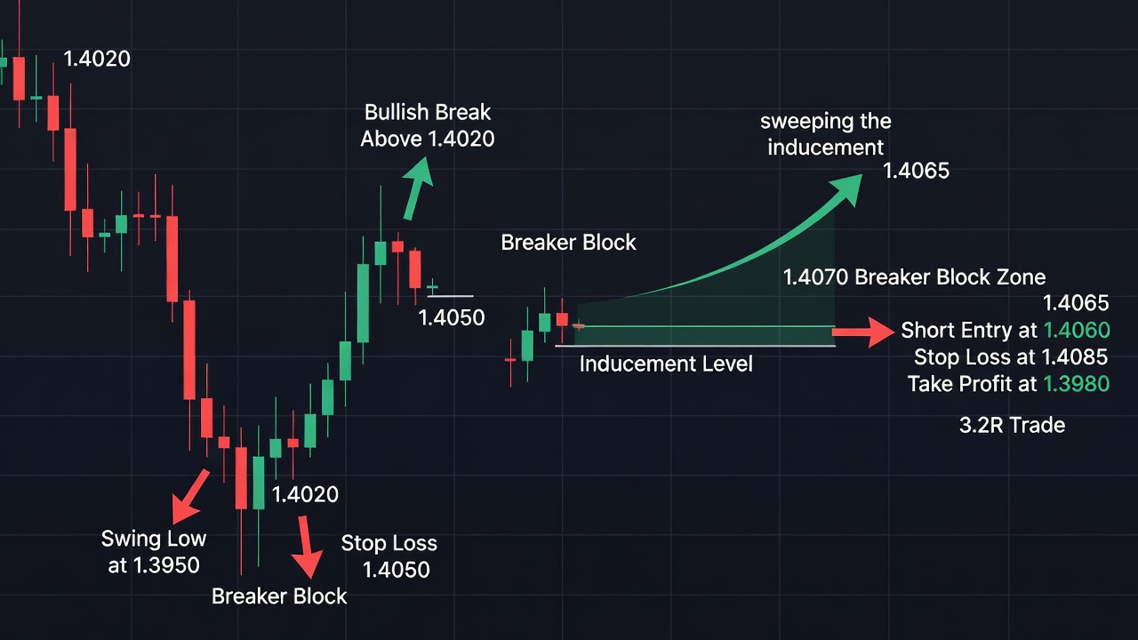The Guide To Smc Inducement And Breaker Blocks In Forex — Entry/Exit Example