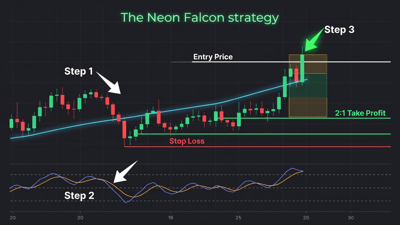 The Neon Falcon — 3-Step Entry Example