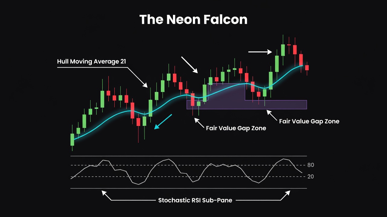 The Neon Falcon — Setup Diagram