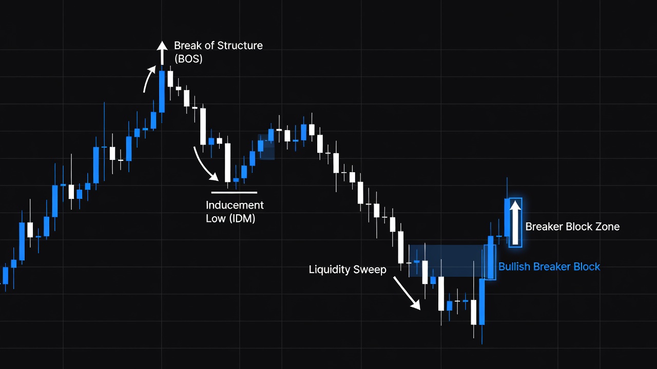 The Ultimate Guide To Trading Smc Inducement And Breaker Blocks -- The Ultimate Guide To Trading Smc Inducement And Breaker Blocks — Setup Diagram