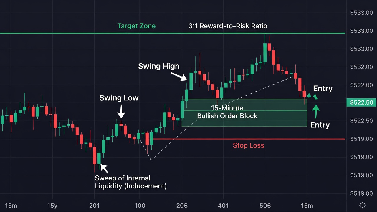 Ultimate Guide To Trading Smc Order Blocks And Inducement In Meta Stock — Entry/Exit Example