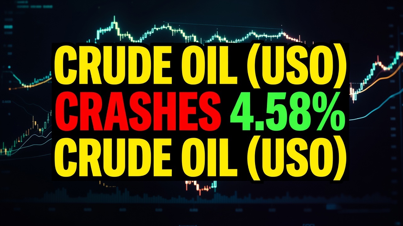 Crude Oil (Uso) Crashes 4.58% — August 25, 2026