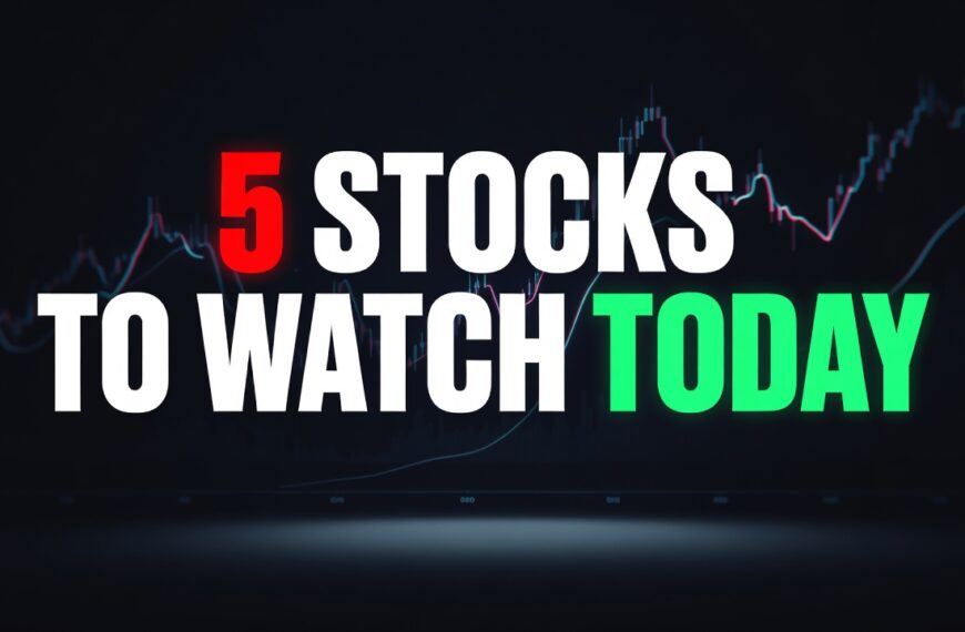 5 Stocks To Watch Today — August 13, 2026