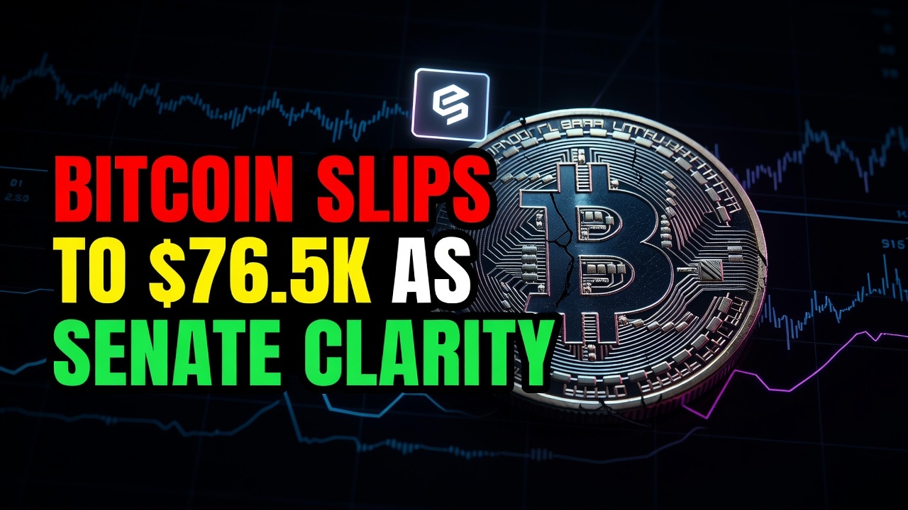 Bitcoin Slips To .5K As Senate Clarity Act Vote Looms -- Trading Strategy Guides,Trading Tutorials,Trading Strategies,Trading Strategy Bitcoin Slips To .5K As Senate Clarity Act Vote Looms