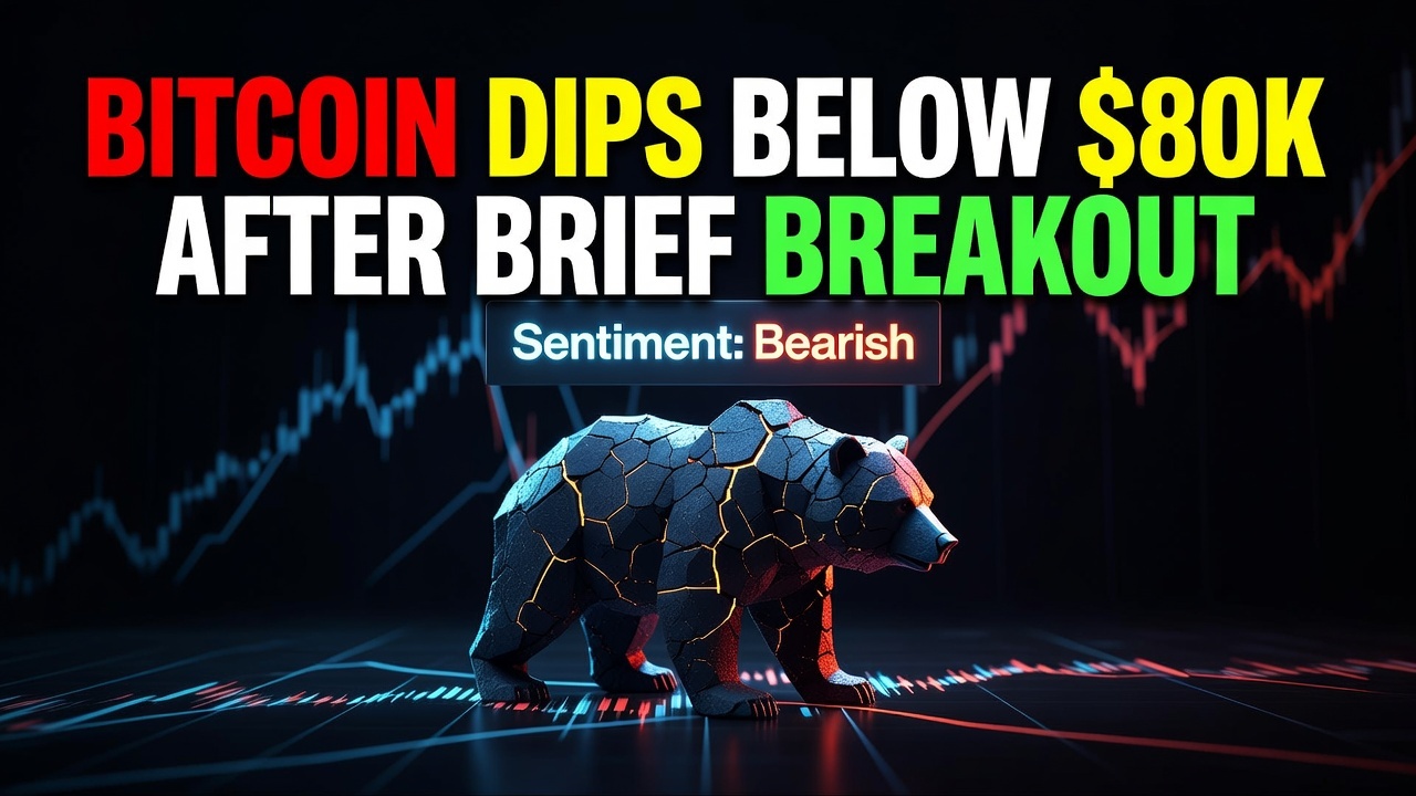 Bitcoin Dips Below K After Brief Breakout Above K