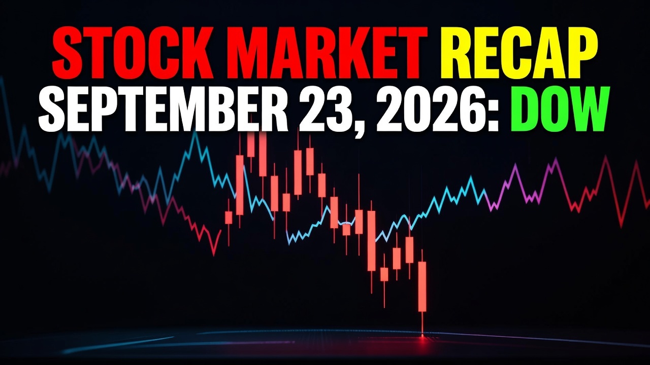 Stock Market Recap September 23, 2026: Dow Tumbles 300 as Yields Surge